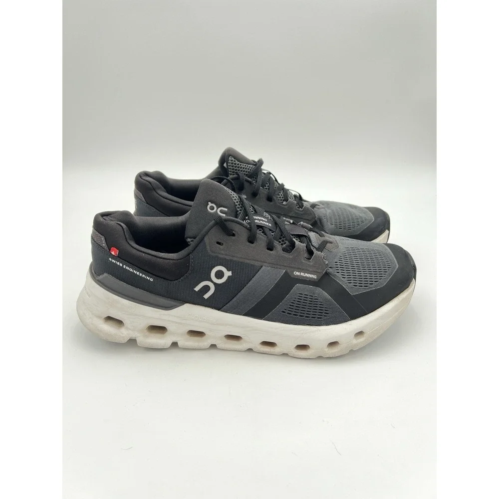 On Cloud Men's Black Running Shoes Athletic Walking Sneakers Size 11.5